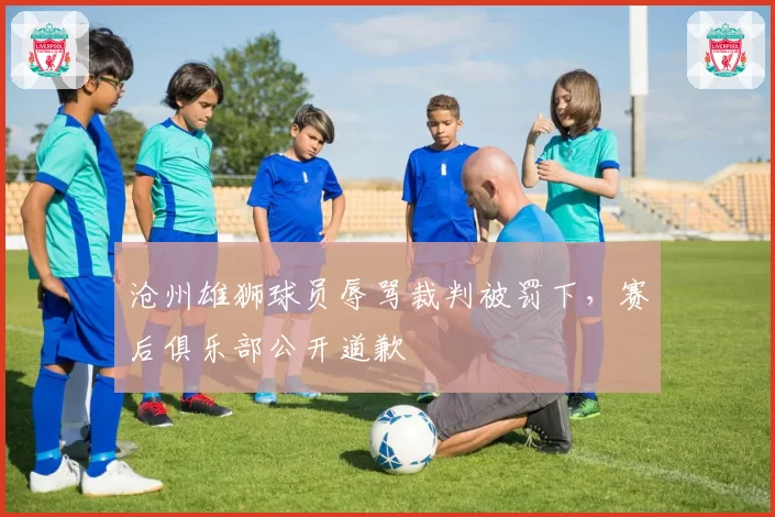 沧州雄狮球员辱骂裁判被罚下，赛后俱乐部公开道歉